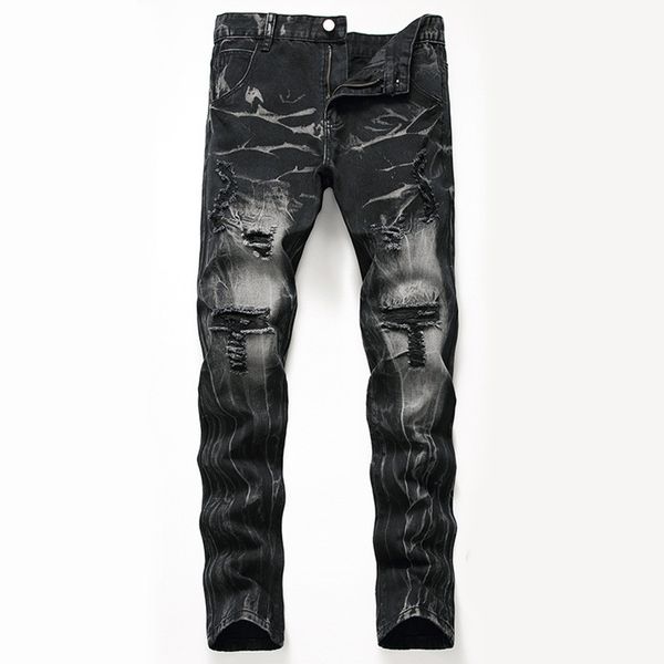 moruancle mens ripped jeans pants with holes fashion destroyed denim trousers straight fit torn jeans plus size 28-42, Blue
moruancle mens ripped jeans pants with holes fashion destroyed denim trousers straight fit torn jeans plus size 28-42, Blue