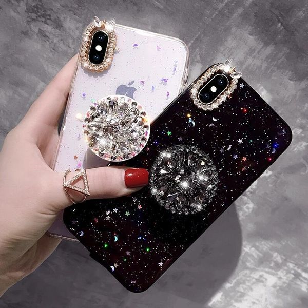 Мода блеск блеск Алмаз мягкий чехол для телефона с подставкой для iphone 6plus 6s 7 8 x xs max
Мода блеск блеск Алмаз мягкий чехол для телефона с подставкой для iphone 6plus 6s 7 8 x xs max