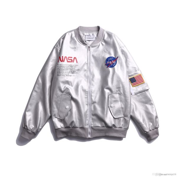 new astronauts fashion men women mens designer jackets brand couple jacket pilot pu leather baseball uniform plus size m-2xl, Black;brown
new astronauts fashion men women mens designer jackets brand couple jacket pilot pu leather baseball uniform plus size m-2xl, Black;brown