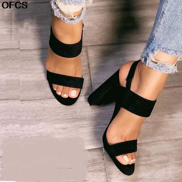 women party sandals new high-heeled women sandals 11cm square high-heeled size 35-40 shoes, Black
women party sandals new high-heeled women sandals 11cm square high-heeled size 35-40 shoes, Black