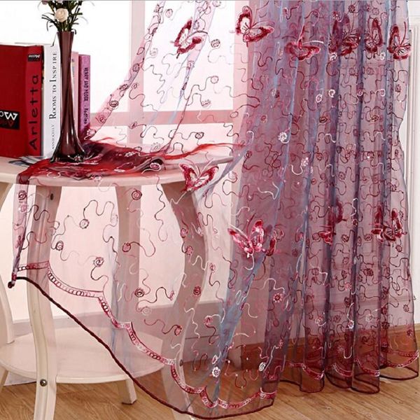 romantic modern embroidered sequins butterfly rustic sheer voile curtains for living room bedroom kitchen purple curtains
romantic modern embroidered sequins butterfly rustic sheer voile curtains for living room bedroom kitchen purple curtains