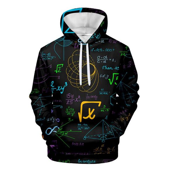 men's hoodies & sweatshirts 2021 science formula 3d colorful print man woman hit hop funny math logistics chemistry, Black
men's hoodies & sweatshirts 2021 science formula 3d colorful print man woman hit hop funny math logistics chemistry, Black