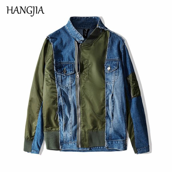 denim patchwork jackets mens hip hop colorblock hipster punk rock denim jackets and coats motorcycle ripped jacket male, Black;brown
denim patchwork jackets mens hip hop colorblock hipster punk rock denim jackets and coats motorcycle ripped jacket male, Black;brown
