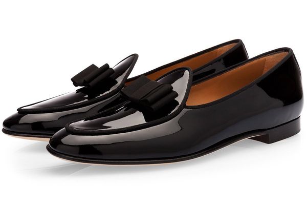 2019 luxury men patent leather loafers flats bowtie round toes dress shoes slip-on sapato feminino male homecoming black 39-46
2019 luxury men patent leather loafers flats bowtie round toes dress shoes slip-on sapato feminino male homecoming black 39-46