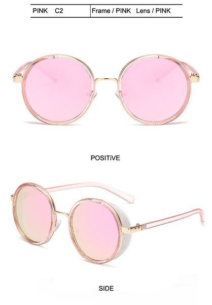 gothic steampunk round sunglasses mujer mirror goggle luxury fashion sun glasses for women vintage oculos female shades
gothic steampunk round sunglasses mujer mirror goggle luxury fashion sun glasses for women vintage oculos female shades
