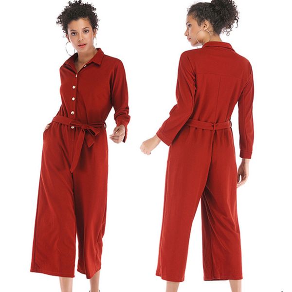 women designer solid color jumpsuit with belt one-piece wide leg pantsbad8bad8, Gray
women designer solid color jumpsuit with belt one-piece wide leg pantsbad8bad8, Gray