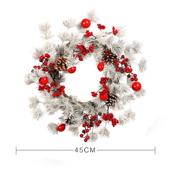 christmas sticky white pine needle bell pinecone wreath red fruits decorative home l mall showcase decorative door hanging
christmas sticky white pine needle bell pinecone wreath red fruits decorative home l mall showcase decorative door hanging