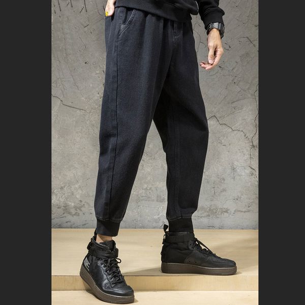 men's jeans autumn winter 2021 loose beam feet denim elastic casual pants male harem large size 3xlfat fall thick, Blue
men's jeans autumn winter 2021 loose beam feet denim elastic casual pants male harem large size 3xlfat fall thick, Blue