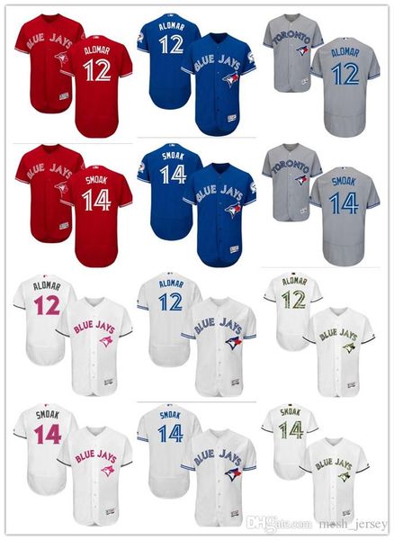 custom men women youth toronto blue 2019 jays jersey #12 roberto alomar 14 justin smoak home blue white grey baseball jerseys, Blue;black
custom men women youth toronto blue 2019 jays jersey #12 roberto alomar 14 justin smoak home blue white grey baseball jerseys, Blue;black
