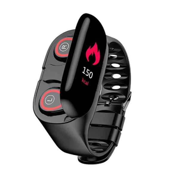 M1 TWS Dual Bluetooth наушников AI Смарт браслет Часы Мужские Пульсомер Смарт Wristband Long Time Stand
M1 TWS Dual Bluetooth наушников AI Смарт браслет Часы Мужские Пульсомер Смарт Wristband Long Time Stand