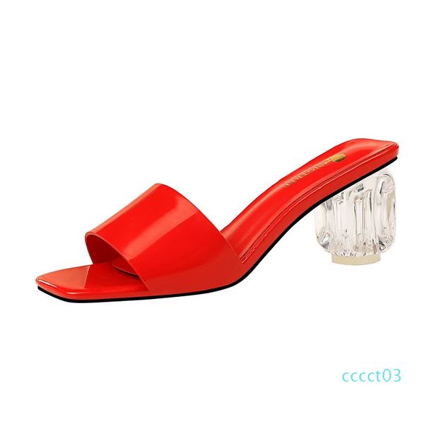 summer women high heels slippers transparent block heel sandals open toe ladies slides square toe shoes black red yellow ct03
summer women high heels slippers transparent block heel sandals open toe ladies slides square toe shoes black red yellow ct03