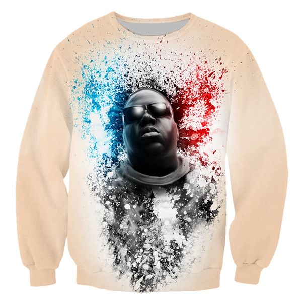 2019 мода рэпер biggie smalls crewneck толстовка хип-хоп тупак 2pac уютные толстовки одежда женщины мужчины о-образным вырезом повседневная, Black
2019 мода рэпер biggie smalls crewneck толстовка хип-хоп тупак 2pac уютные толстовки одежда женщины мужчины о-образным вырезом повседневная, Black