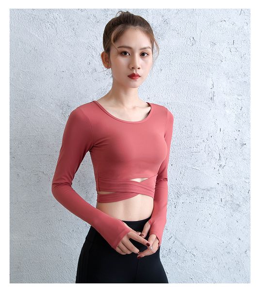ropa-де-йоги с длинным рукавом женщины йога top спорт рубашка проложенный бюстгальтер cross бинты фитнес обрезанные tops активный tee, White;red
ropa-де-йоги с длинным рукавом женщины йога top спорт рубашка проложенный бюстгальтер cross бинты фитнес обрезанные tops активный tee, White;red