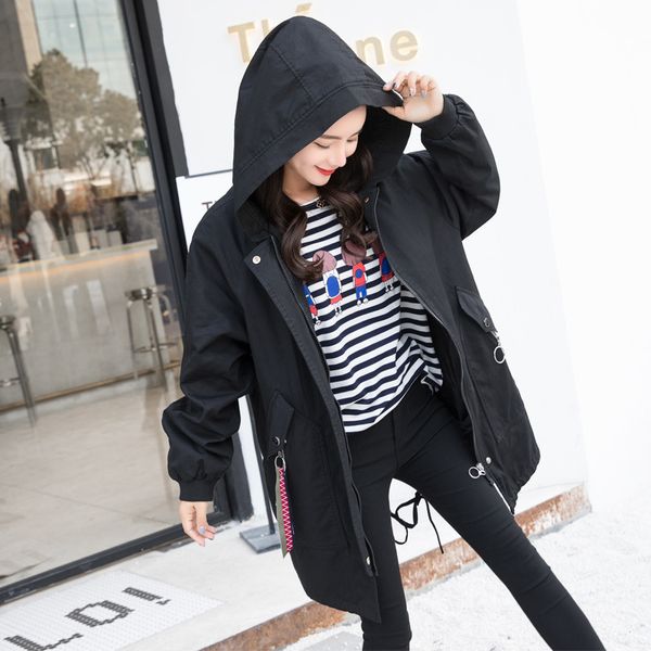 spring new 2020 autumn women loose windbreaker plus size casual coat code ladies long fat boutique fashion female jacket yxr865, Tan;black
spring new 2020 autumn women loose windbreaker plus size casual coat code ladies long fat boutique fashion female jacket yxr865, Tan;black