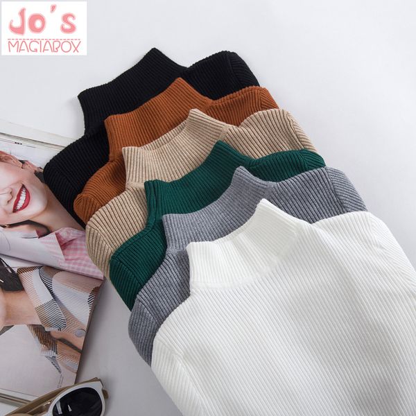 2019 turtleneck knitted women sweaters long sleeve solid slim office lady pullovers sueter mujer winter sweater jumper, White;black
2019 turtleneck knitted women sweaters long sleeve solid slim office lady pullovers sueter mujer winter sweater jumper, White;black