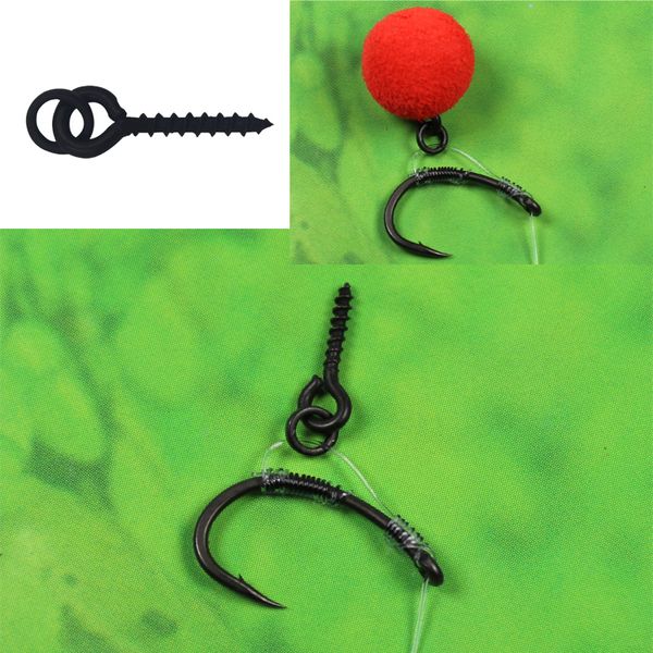 bimoo 10pcs carp fishing boilie screw peg with ring swivel chod rig terminal tackle accessories bait holder
bimoo 10pcs carp fishing boilie screw peg with ring swivel chod rig terminal tackle accessories bait holder