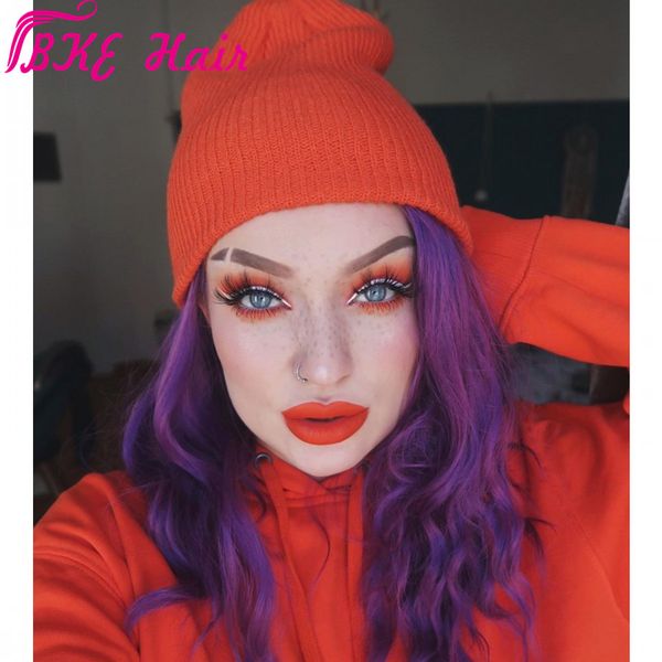 purple short wavy bob full hair milde part part water wave wigs high temperature fiber synthetic lace front wig for white women, Black
purple short wavy bob full hair milde part part water wave wigs high temperature fiber synthetic lace front wig for white women, Black