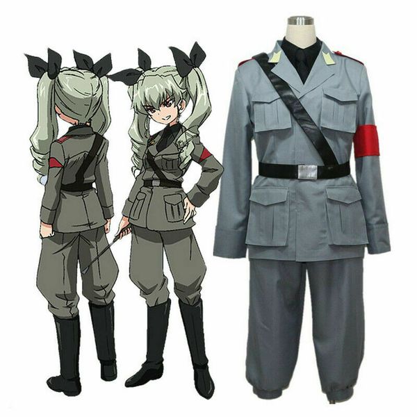 girls und panzer chiyomi anzai anchovy uniform outfit anime cosplay costume, Black;red
girls und panzer chiyomi anzai anchovy uniform outfit anime cosplay costume, Black;red