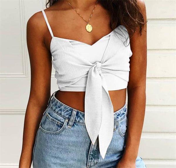 bandage zipper colorful summer sleeveless tanks spaghetti strap womens designer camis crop bow, White
bandage zipper colorful summer sleeveless tanks spaghetti strap womens designer camis crop bow, White