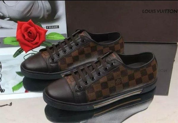 fashion high-men's shoes boots sneaker men designer trainers leather platform flat casual shoes sports sneakers no box, Black
fashion high-men's shoes boots sneaker men designer trainers leather platform flat casual shoes sports sneakers no box, Black