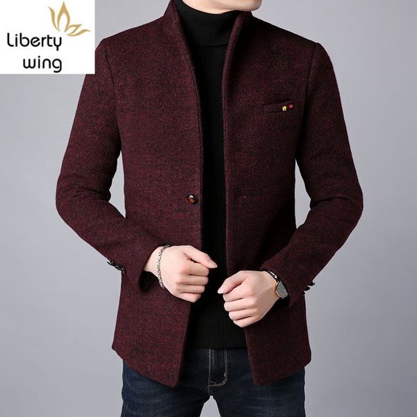 business casual mens coat autumn winter new thick warm woolen coats male single breasted slim fit outerwear plus size, Black
business casual mens coat autumn winter new thick warm woolen coats male single breasted slim fit outerwear plus size, Black