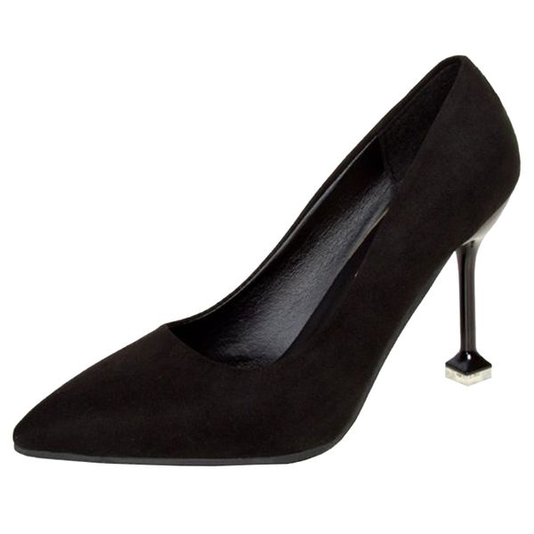 2018 new korean version of wild black suede shallow mouth high heels fashion high heel work comfortable heels
2018 new korean version of wild black suede shallow mouth high heels fashion high heel work comfortable heels