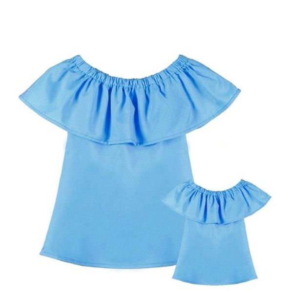 Family Dresses Mother And Daughter Party Girl Dress Off Shoulder Summer Us Stock