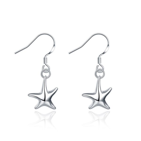 plated sterling silver starfish earrings djse90 size 3.0cm*1.2cm;brand new women's 925 silver plate charm jewelry earrings, Golden
plated sterling silver starfish earrings djse90 size 3.0cm*1.2cm;brand new women's 925 silver plate charm jewelry earrings, Golden