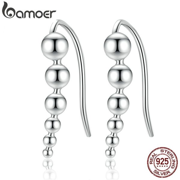 bamoer 100% authentic 925 sterling silver round bean long drop earrings, clear cz sterling silver jewelry brincos sce040
bamoer 100% authentic 925 sterling silver round bean long drop earrings, clear cz sterling silver jewelry brincos sce040