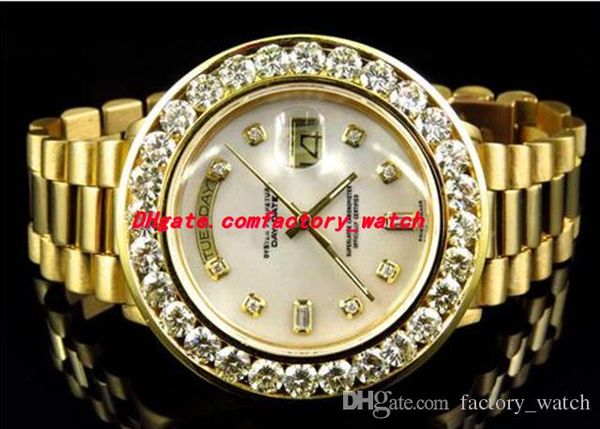 luxury watches box/papers mens 36mm 18k yellow gold mens large diamond solid diamond automatic mechanical original watch ing, Slivery;brown
luxury watches box/papers mens 36mm 18k yellow gold mens large diamond solid diamond automatic mechanical original watch ing, Slivery;brown