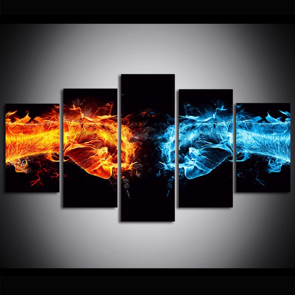 5 piece large size canvas art print oil painting fist of ice and fire wall pictures for living room paintings wall decor
5 piece large size canvas art print oil painting fist of ice and fire wall pictures for living room paintings wall decor