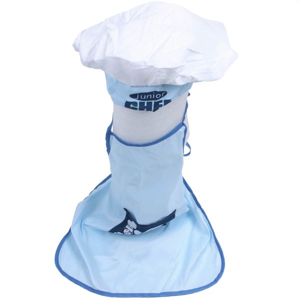 childs kids chef hat apron cooking baking boy girl chefs junior gift (blue 
childs kids chef hat apron cooking baking boy girl chefs junior gift (blue