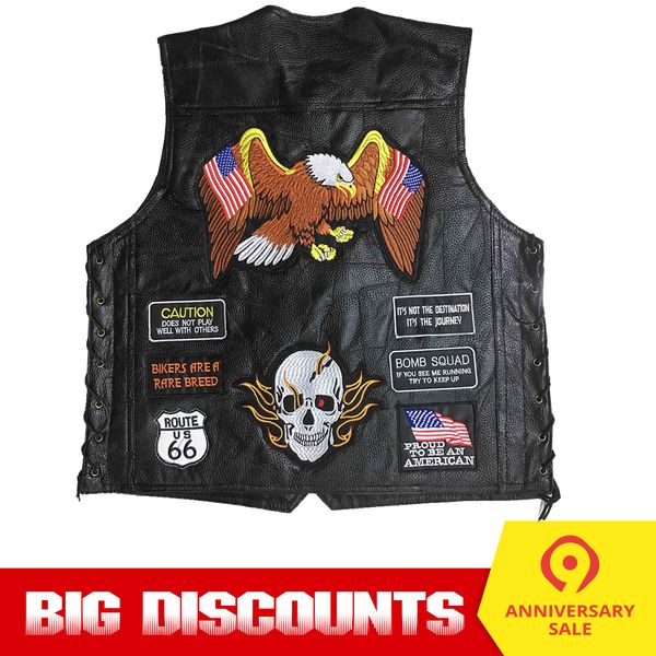 motorcycle jacket biker ceket genuine leather vest mens chaqueta moto punk retro jaqueta motoqueiro casual motos vest clothing
motorcycle jacket biker ceket genuine leather vest mens chaqueta moto punk retro jaqueta motoqueiro casual motos vest clothing