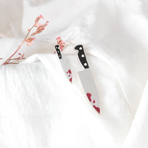 punk girl harajuku killer broadsword earrings small male bloody knife asymmetric stud earrings jewelry accessories, Golden;silver
punk girl harajuku killer broadsword earrings small male bloody knife asymmetric stud earrings jewelry accessories, Golden;silver