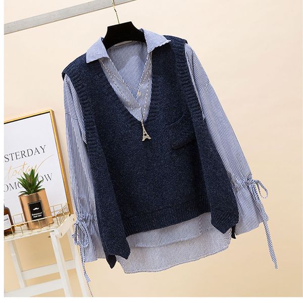 sleeveless knitted sweater women winter short retro v-neck vest sweaters casual spring autumn pullover coat female vest top, Black;white
sleeveless knitted sweater women winter short retro v-neck vest sweaters casual spring autumn pullover coat female vest top, Black;white