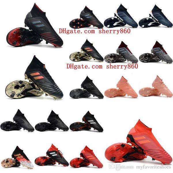 

2019 мужская футбольная обувь Predator 19.1 FG 18.1 высокие лодыжки футбольные бутсы Predator 19 F