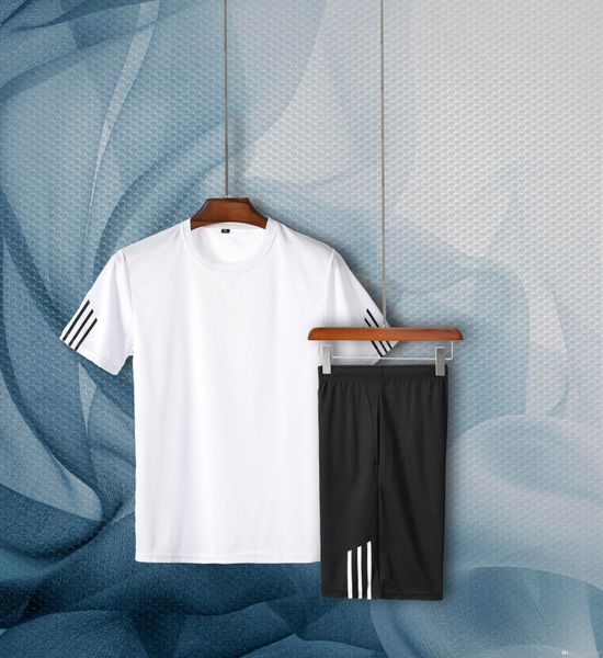 2020 sportswear men's short sleeves black and white two-color asian fashion sportswear fabric comfortable and relaxed
2020 sportswear men's short sleeves black and white two-color asian fashion sportswear fabric comfortable and relaxed