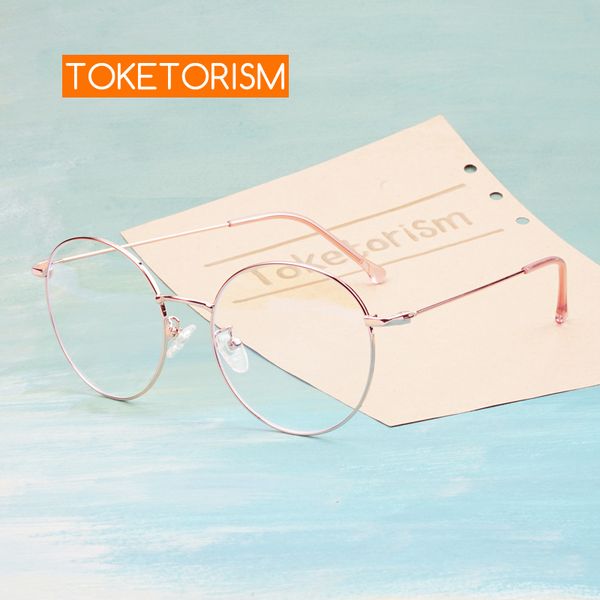 toketorism rose gold metal frame round glasses blue light computer glasses women's vintage spectacle frames 6213, White;black
toketorism rose gold metal frame round glasses blue light computer glasses women's vintage spectacle frames 6213, White;black