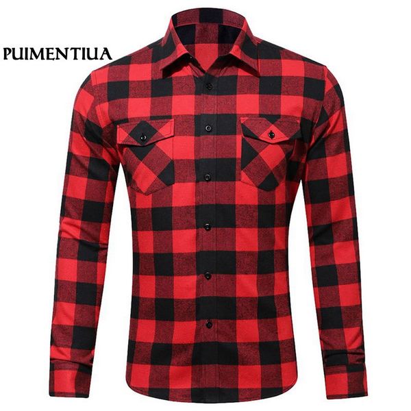 puimentiua men cotton plaid printed shirts pockets streetwear turn-down collar shirts casual long sleeve casual basic shirt, White;black
puimentiua men cotton plaid printed shirts pockets streetwear turn-down collar shirts casual long sleeve casual basic shirt, White;black