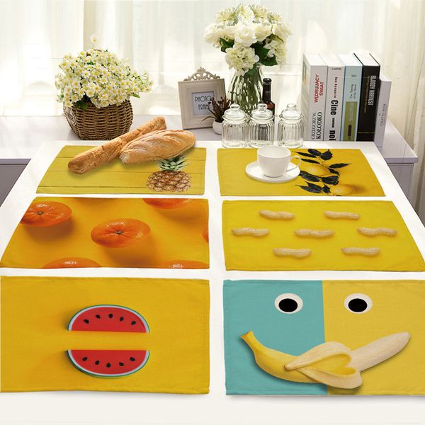 42cm*32cm fruits pattern mats cotton linen heat insulation table mats home kitchen dinning table placemats
42cm*32cm fruits pattern mats cotton linen heat insulation table mats home kitchen dinning table placemats