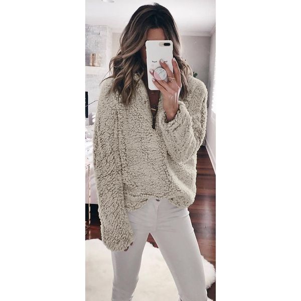 women sweaters pullovers 2018 autumn knitted long sleeve casual fluffy mohair sweater warm jumper femme clothes, White;black
women sweaters pullovers 2018 autumn knitted long sleeve casual fluffy mohair sweater warm jumper femme clothes, White;black