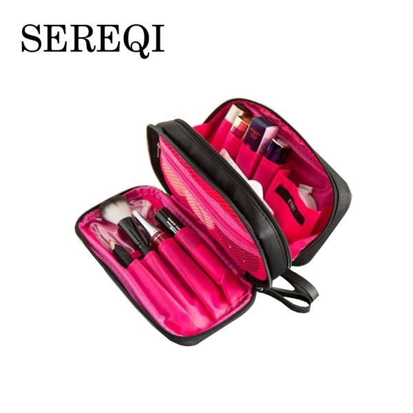 sereqi fashion nylon double layer cosmetic bag double zipper makeup bag wash travel organizer toiletry beauty case
sereqi fashion nylon double layer cosmetic bag double zipper makeup bag wash travel organizer toiletry beauty case