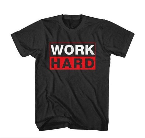 crew neck short sleeve black fashion mens casual apparel parent clothing work hard print tshirts, White;black
crew neck short sleeve black fashion mens casual apparel parent clothing work hard print tshirts, White;black