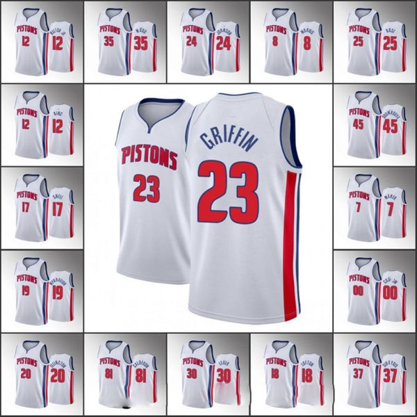 men luke kennard blake detroit griffin derrick rose christian wood association white pistons custom jersey, Black;red
men luke kennard blake detroit griffin derrick rose christian wood association white pistons custom jersey, Black;red