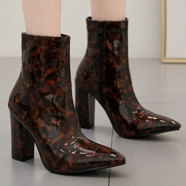 women's boots autumn booties woman 2019 high heels shoes luxury designer winter footwear zipper boots-women ankle rubber, Black
women's boots autumn booties woman 2019 high heels shoes luxury designer winter footwear zipper boots-women ankle rubber, Black