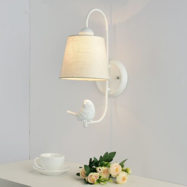 fabric lampshade wall lamp with bird modern cloth shade wall mounted bedside light iron sconce room lights
fabric lampshade wall lamp with bird modern cloth shade wall mounted bedside light iron sconce room lights