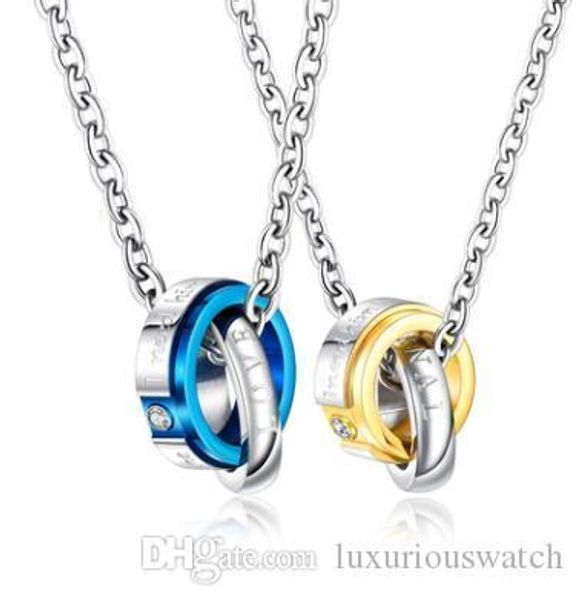 2020 new two-color cross-border valentine's day men's and women's jewelry wholesale fashion stainless steel double ring diamo, Silver
2020 new two-color cross-border valentine's day men's and women's jewelry wholesale fashion stainless steel double ring diamo, Silver