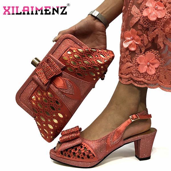 new arrival autumn coral color sandals shoes and bags set fashion african women high heels shoes and bag set for evening party, Black
new arrival autumn coral color sandals shoes and bags set fashion african women high heels shoes and bag set for evening party, Black