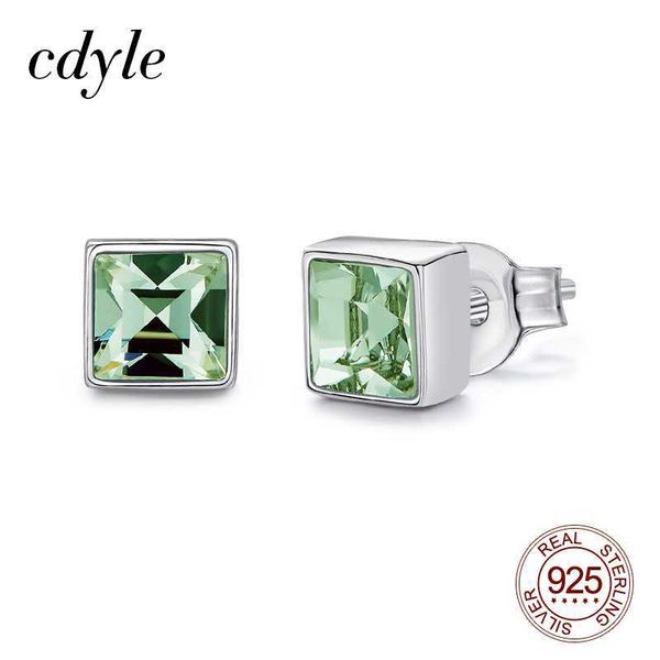 cdyle tiny square shape chrysolite crystal studs earrings 925 sterling silver female mini small children earrings, Golden;silver
cdyle tiny square shape chrysolite crystal studs earrings 925 sterling silver female mini small children earrings, Golden;silver