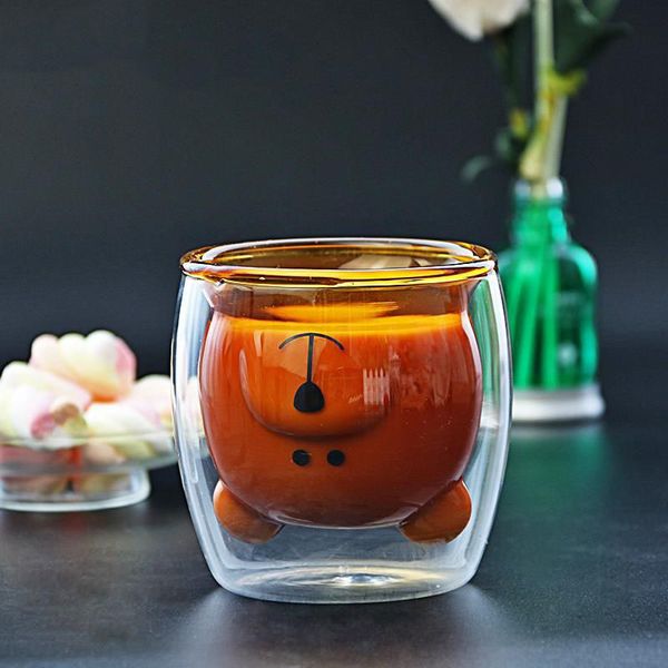 double wall glass cup cartoon bear kids amber glass coffee milk drinking glasses birthday gifts water coffee cup copas de vino
double wall glass cup cartoon bear kids amber glass coffee milk drinking glasses birthday gifts water coffee cup copas de vino